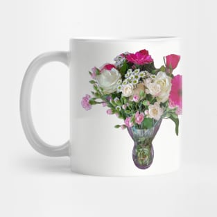 Flowers in a Vase Floral Photo Mug